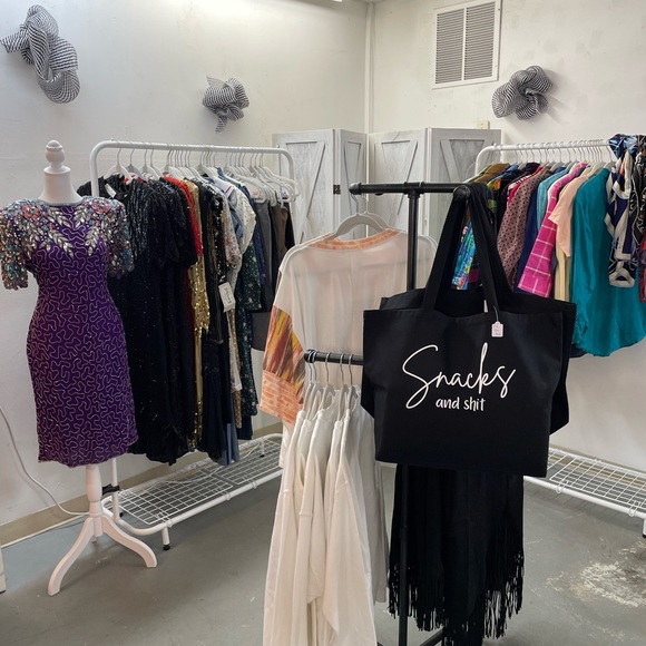 Purple vintage silk dress with hand beading - Picture 8 of 8